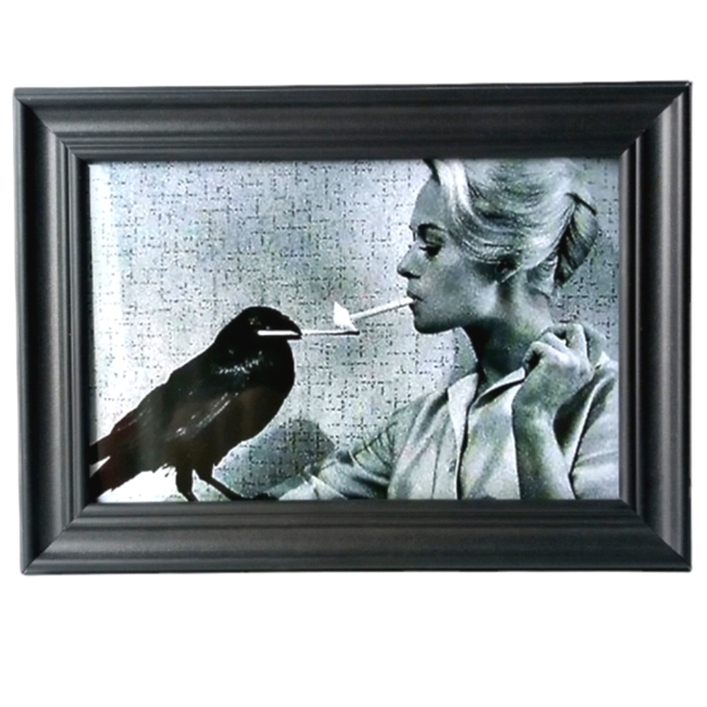 Smokin Bird & Woman Vintage Retro Werid Oddity - Picture 3 of 3